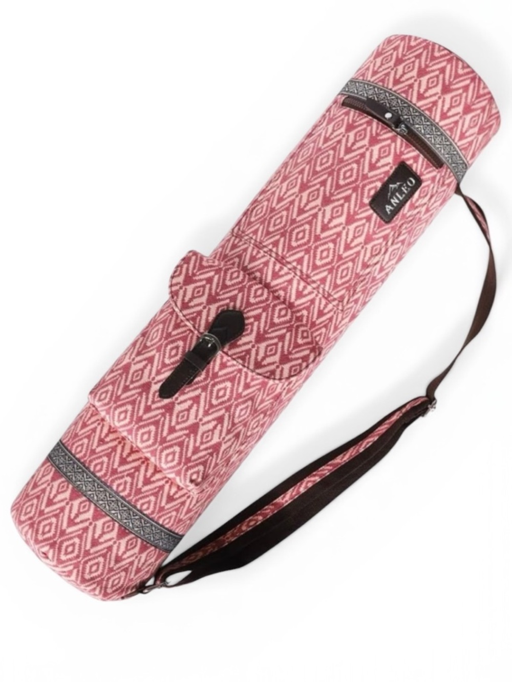 Anleo Geometric Cotton Yoga Mat Carrier